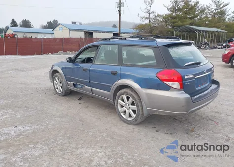 2008 Subaru Outback 2.5I/2.5I L.l. Bean Edition z USA, uszkodzony, nr VIN 4S4BP61C487364002